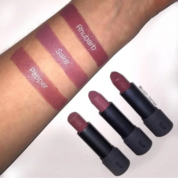 Discontinued ! New in box Bite Beauty Rhubarb full size amuse Bouche Lipstick - Picture 4 of 4